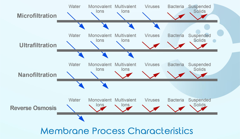 Membrane-process-characteristics