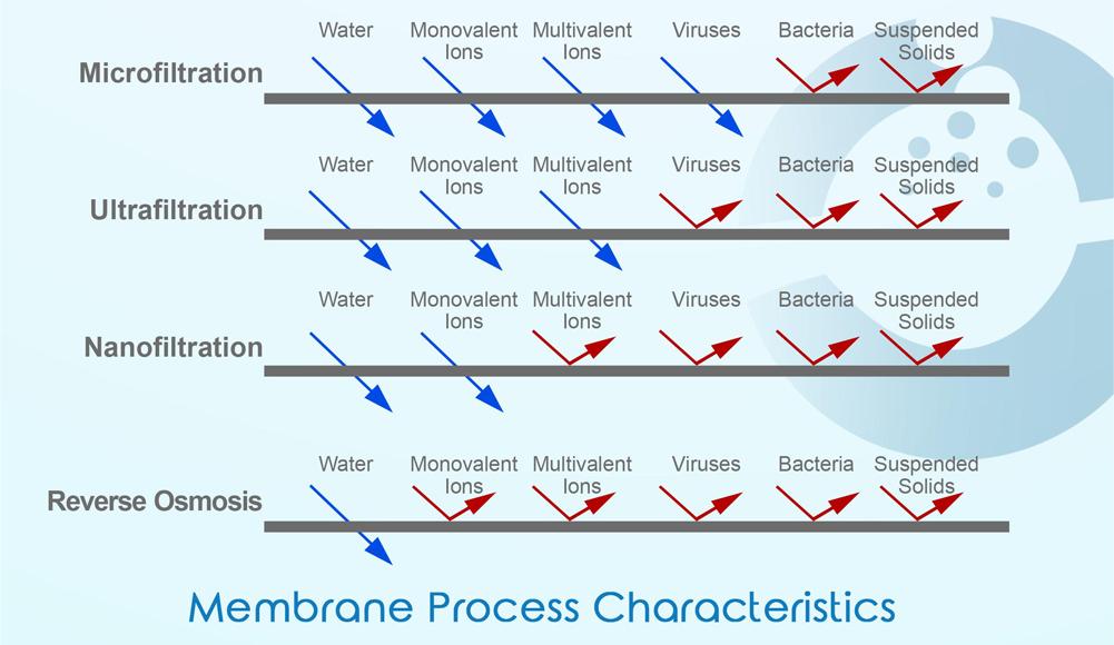 Membrane-process-characteristics